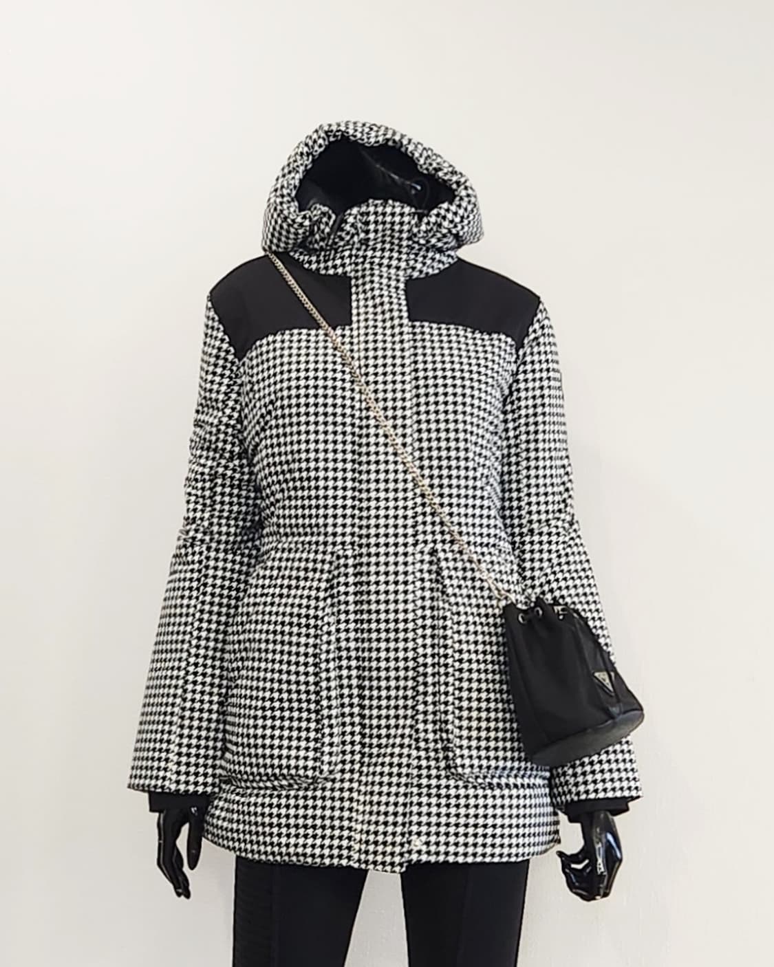 체크 패딩점퍼  상품이미지1