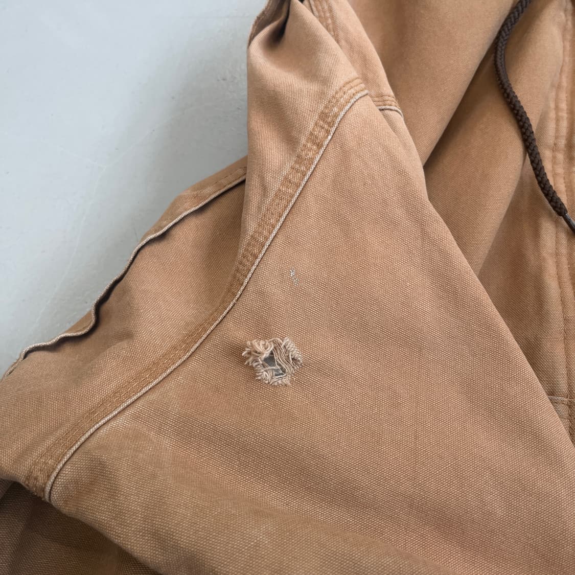 칼하트맛 USA 빈티지 덕액티브 덕캔버스 후드 워크자켓 상품이미지8