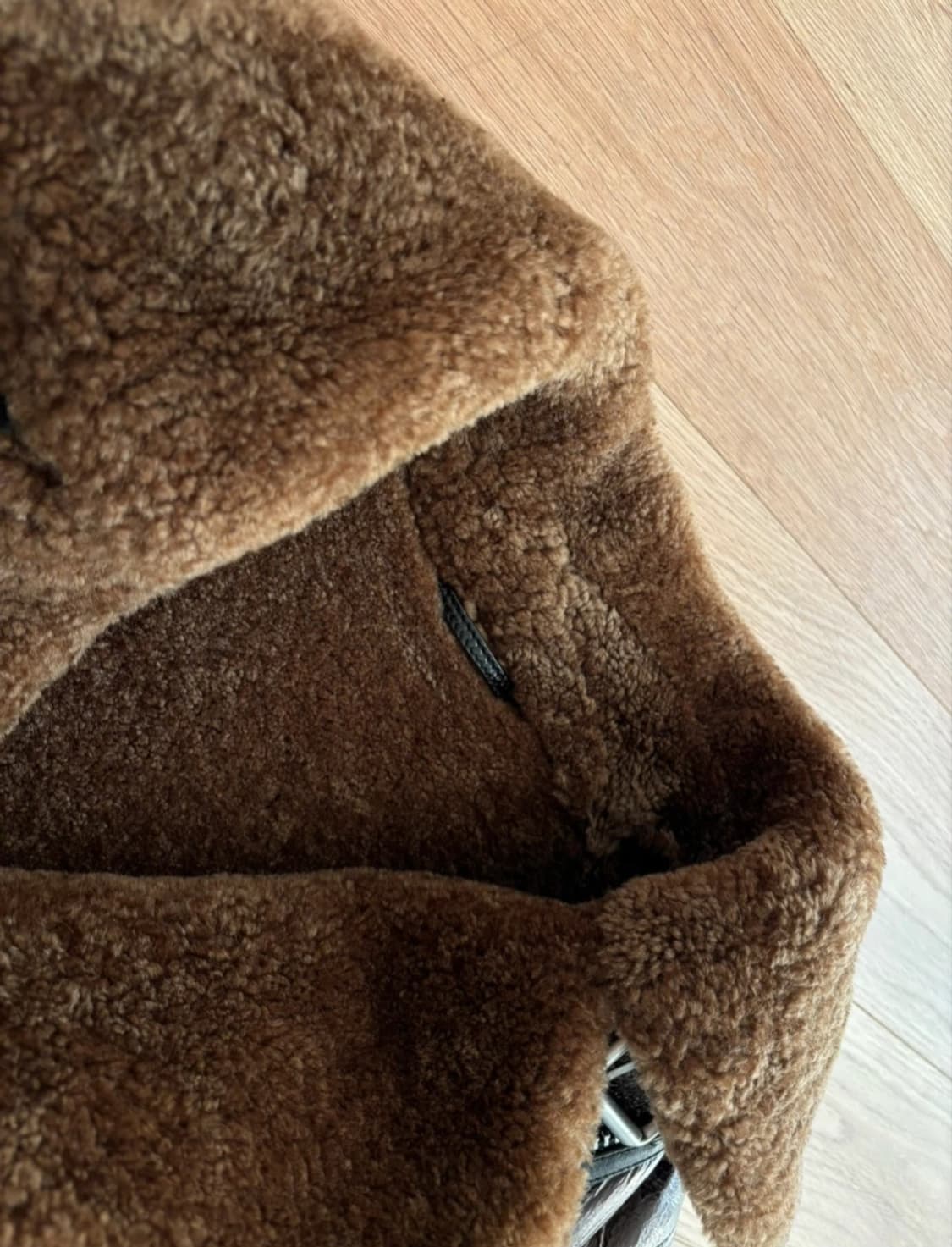 올세인츠 시어링 오버서이즈  무스탕 자켓 M 상품이미지4