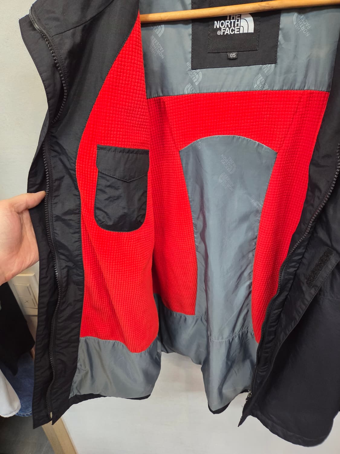 노스페이스 안감기모 멀티포켓 하이벤트 자켓 xl 상품이미지5