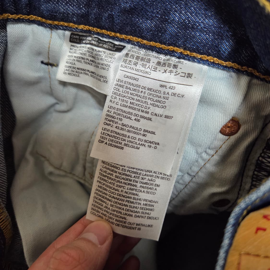 [30/32]00's 리바이스 데님팬츠 청바지 made in Mexico 상품이미지6