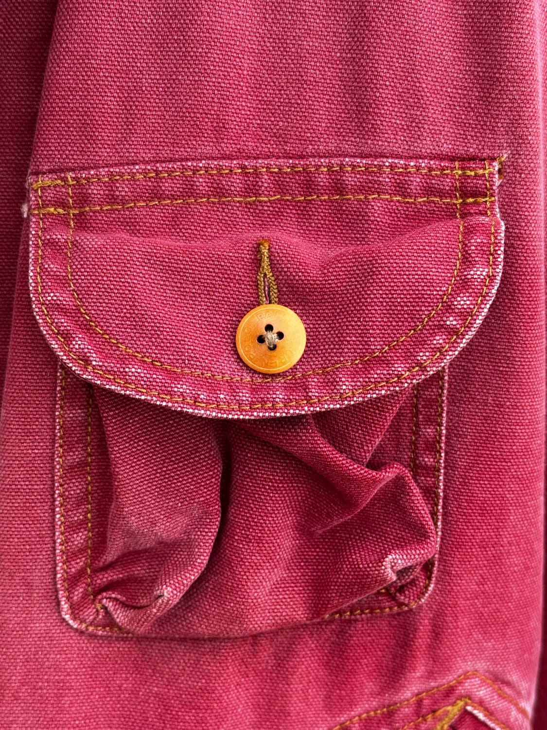 폴로 빈티지 코듀로이 칼라 캔버스 자켓 마젠타 상품이미지4