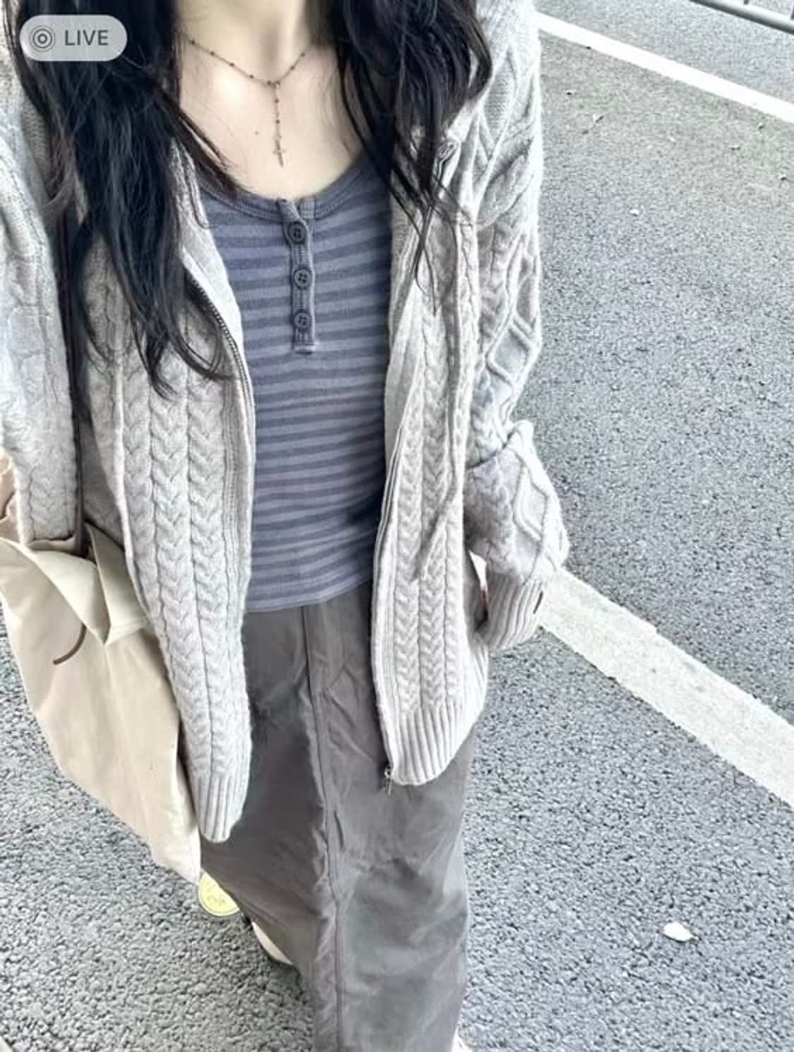 데일리룩 패딩 랜박 랜덤박스 니트 팬츠 상품이미지3