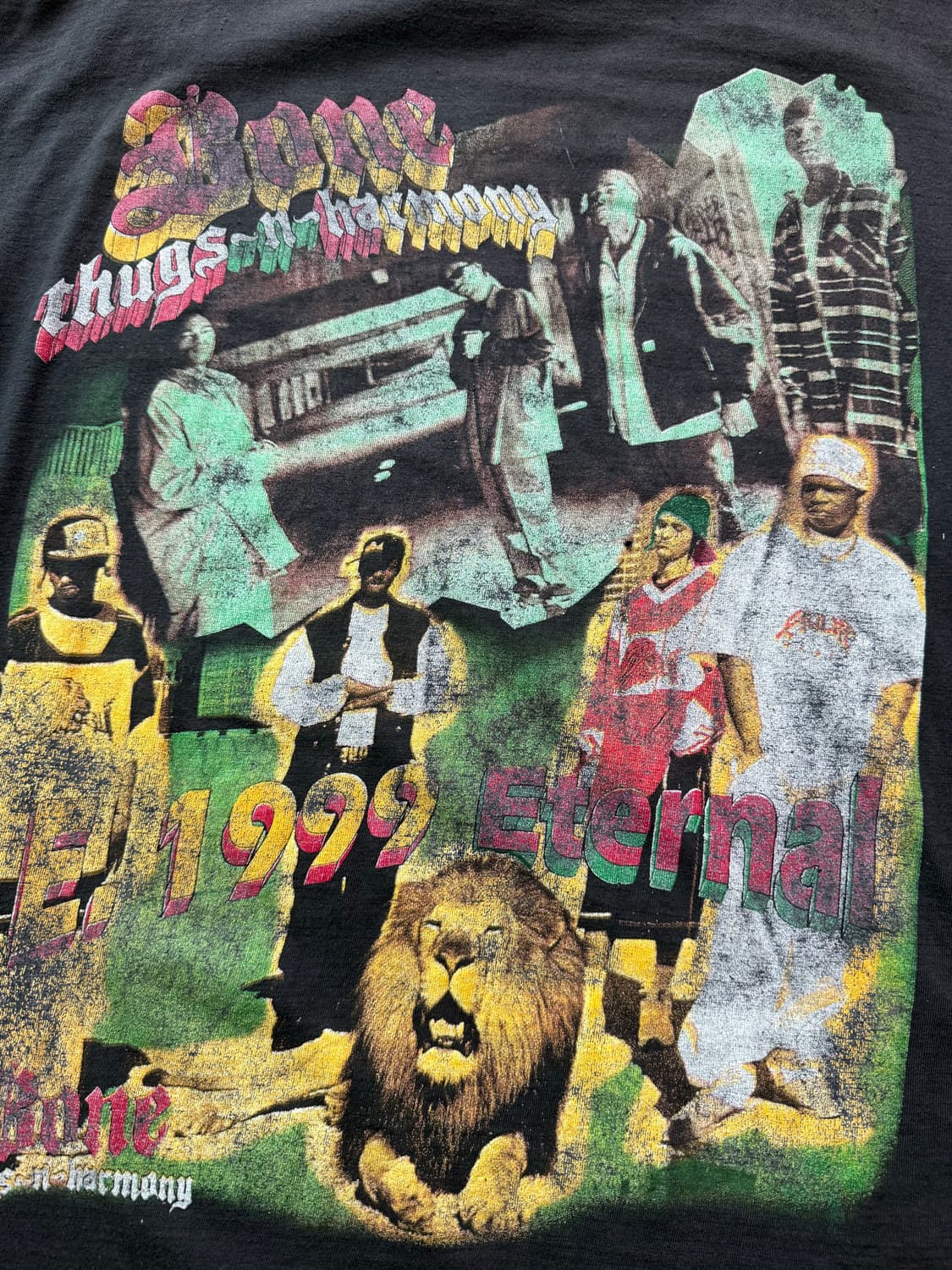 90s 본석스앤하모니 Bone Thugs-N-Harmony 랩티셔츠 XL 상품이미지9