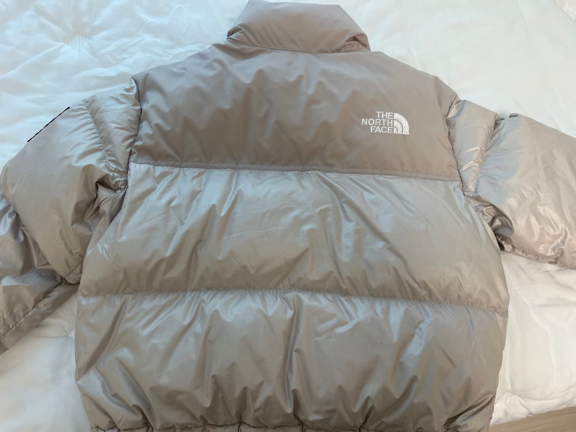 노스페이스 눕시 패딩 크림 베이지 상품이미지5