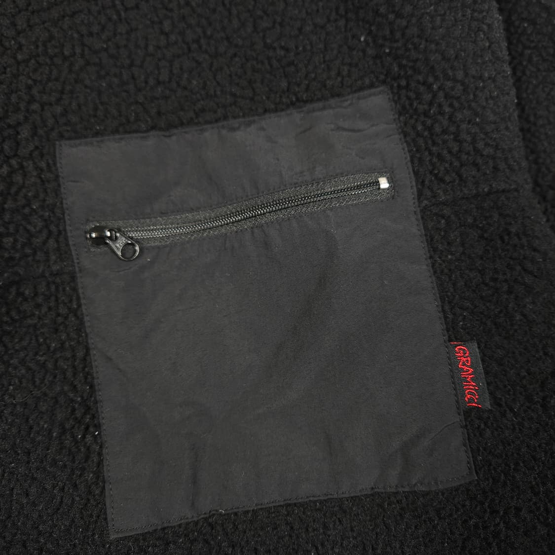 그라미치 포켓 후리스 블랙 상품이미지4