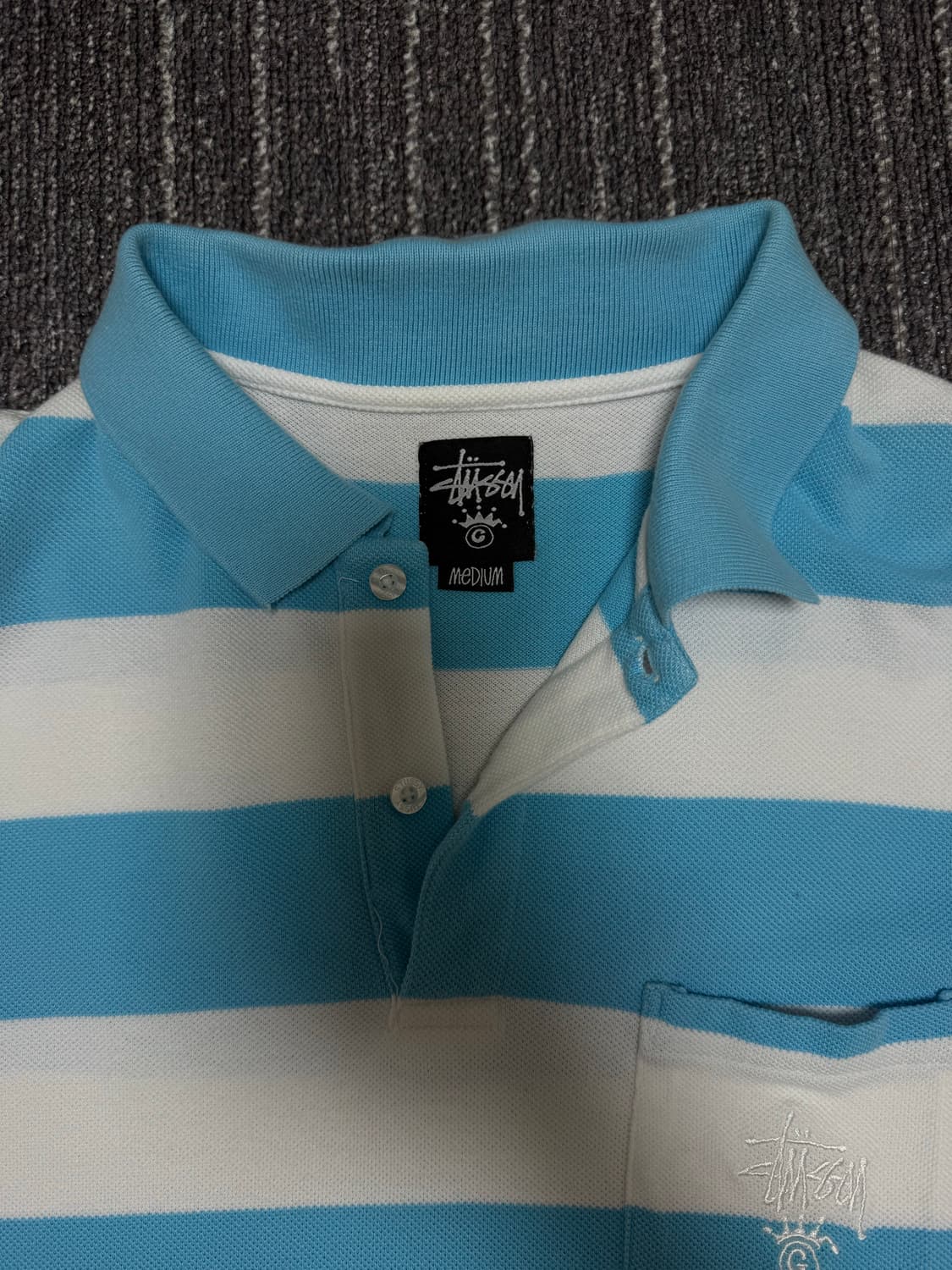 STUSSY 스투시 PK티 반팔카라티 (M) 상품이미지2