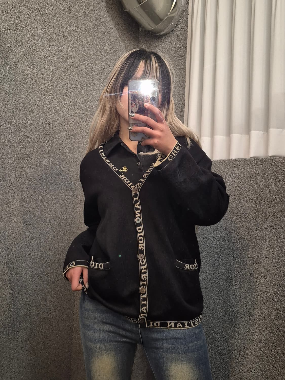 DIOR SPORTS LETTERING CARDIGAN  상품이미지1