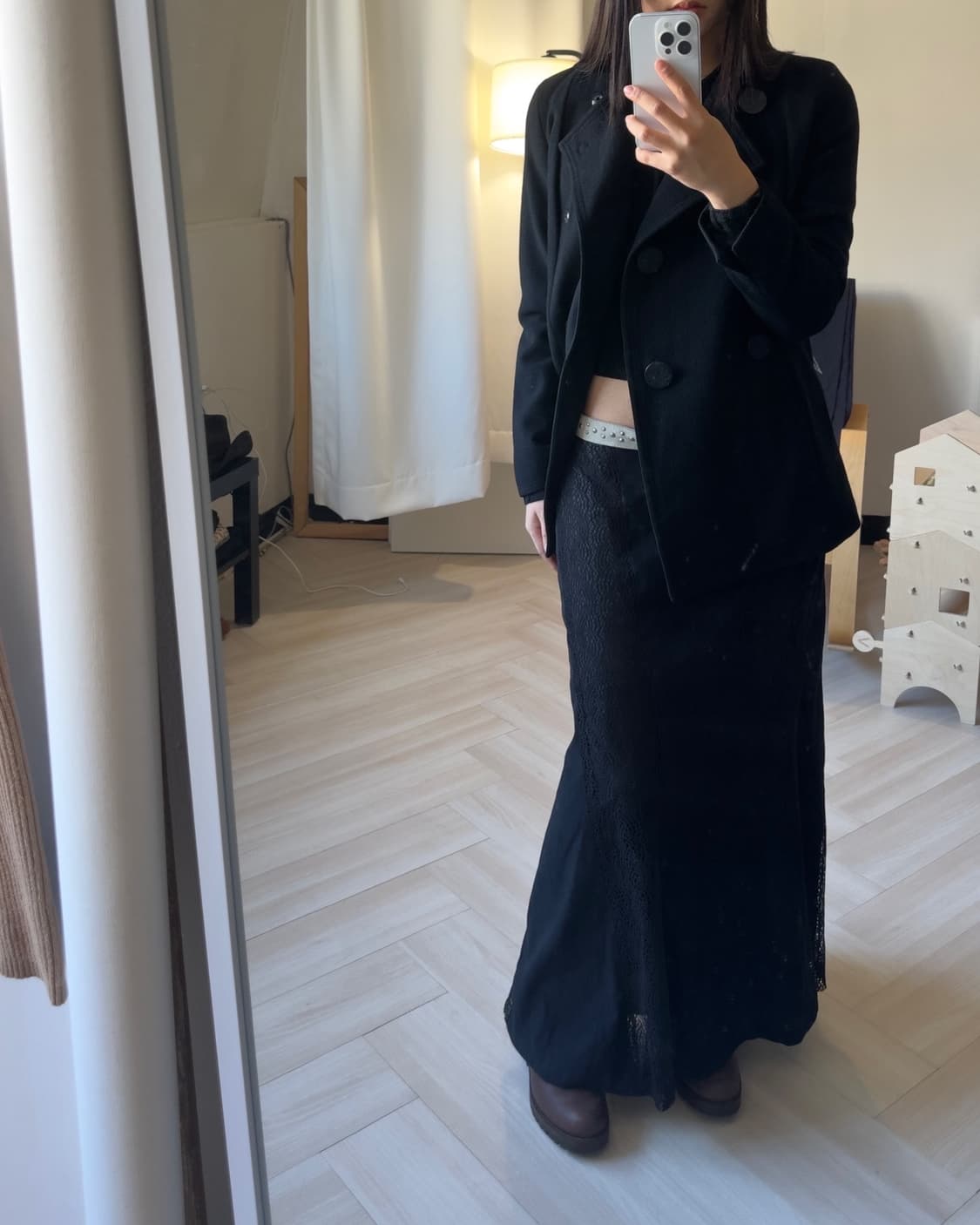 [Japanese Vintage ] PUNCHING SKIRT! 상품이미지3