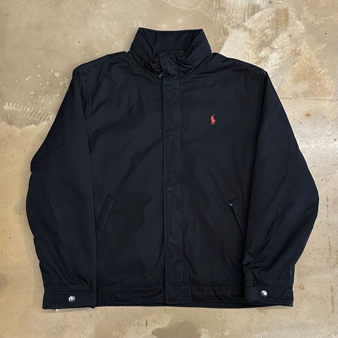 L 폴로랄프로렌 내장후드 블랙 폴리쉘 페리 자켓 상품이미지2