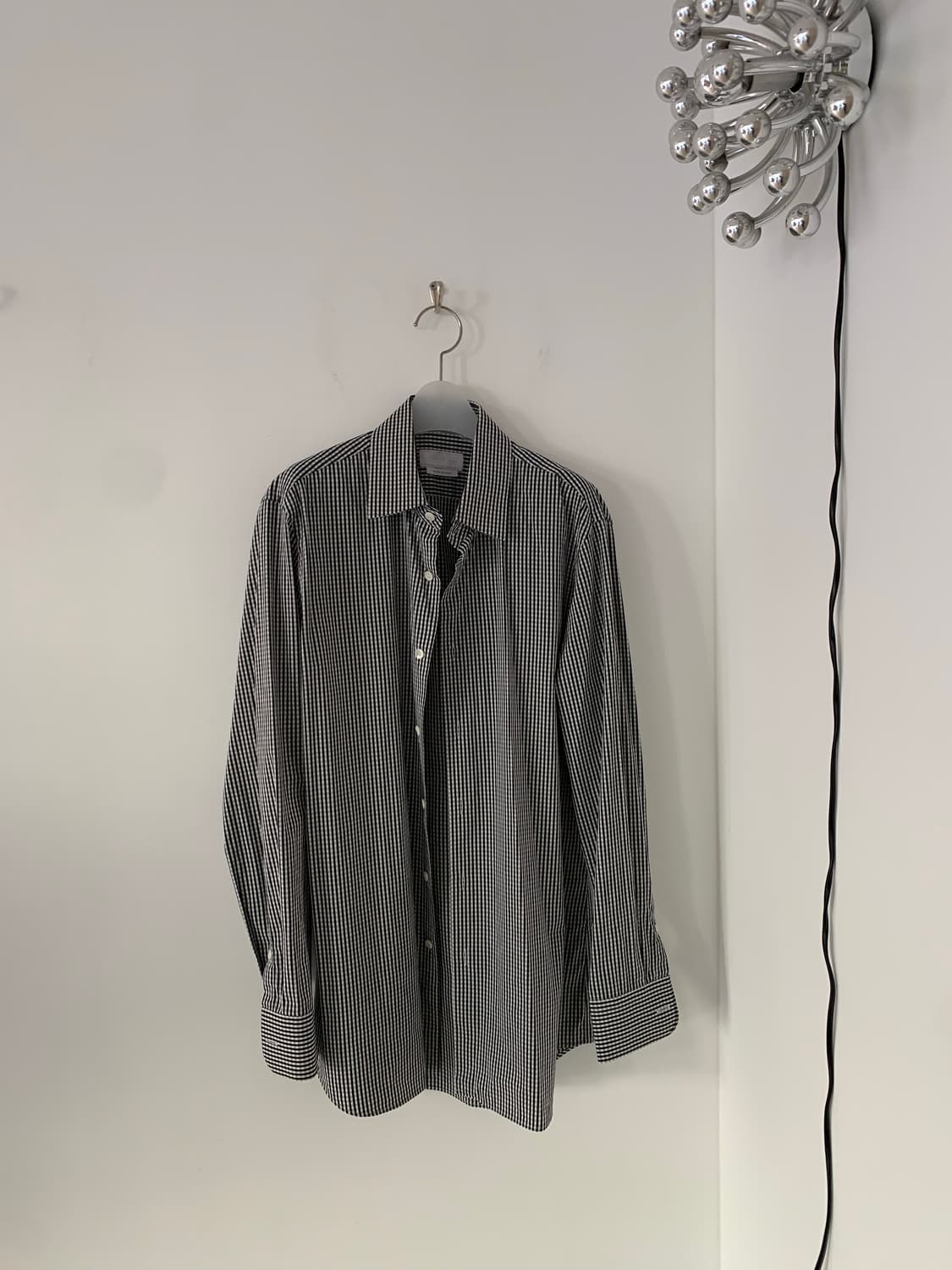 00's "PRADA" cotton check Shirt  상품이미지8