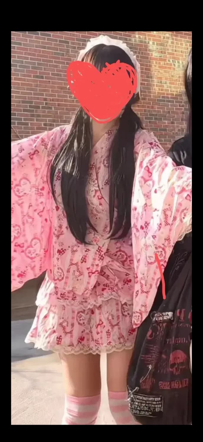 유카타 셋업 리즈리사 바디라인 디마럽 노에미 로리타 양산형 지뢰계 핀터깔 상품이미지1