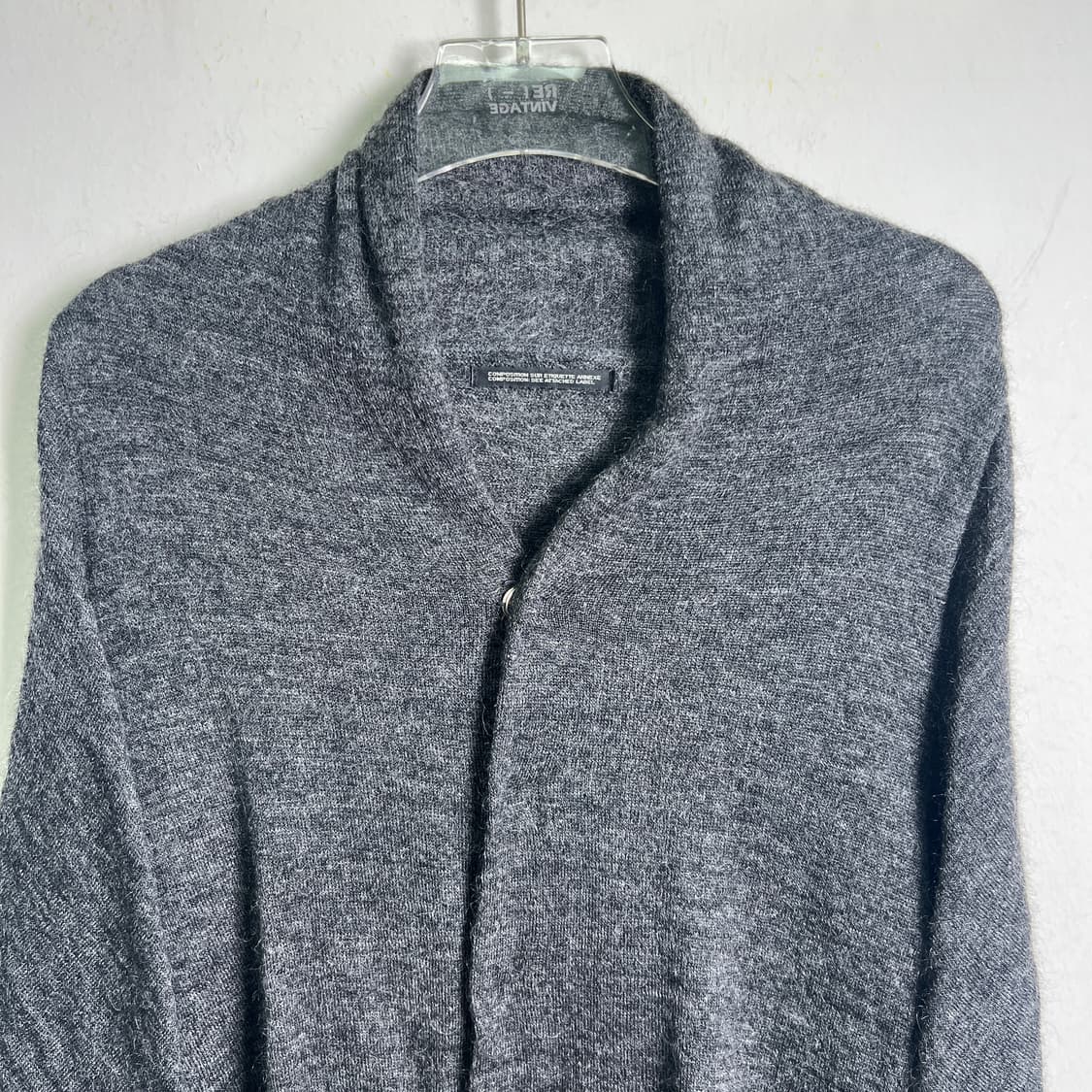 Y's 요지야마모토 차콜 모헤어 울가디건 3 상품이미지3