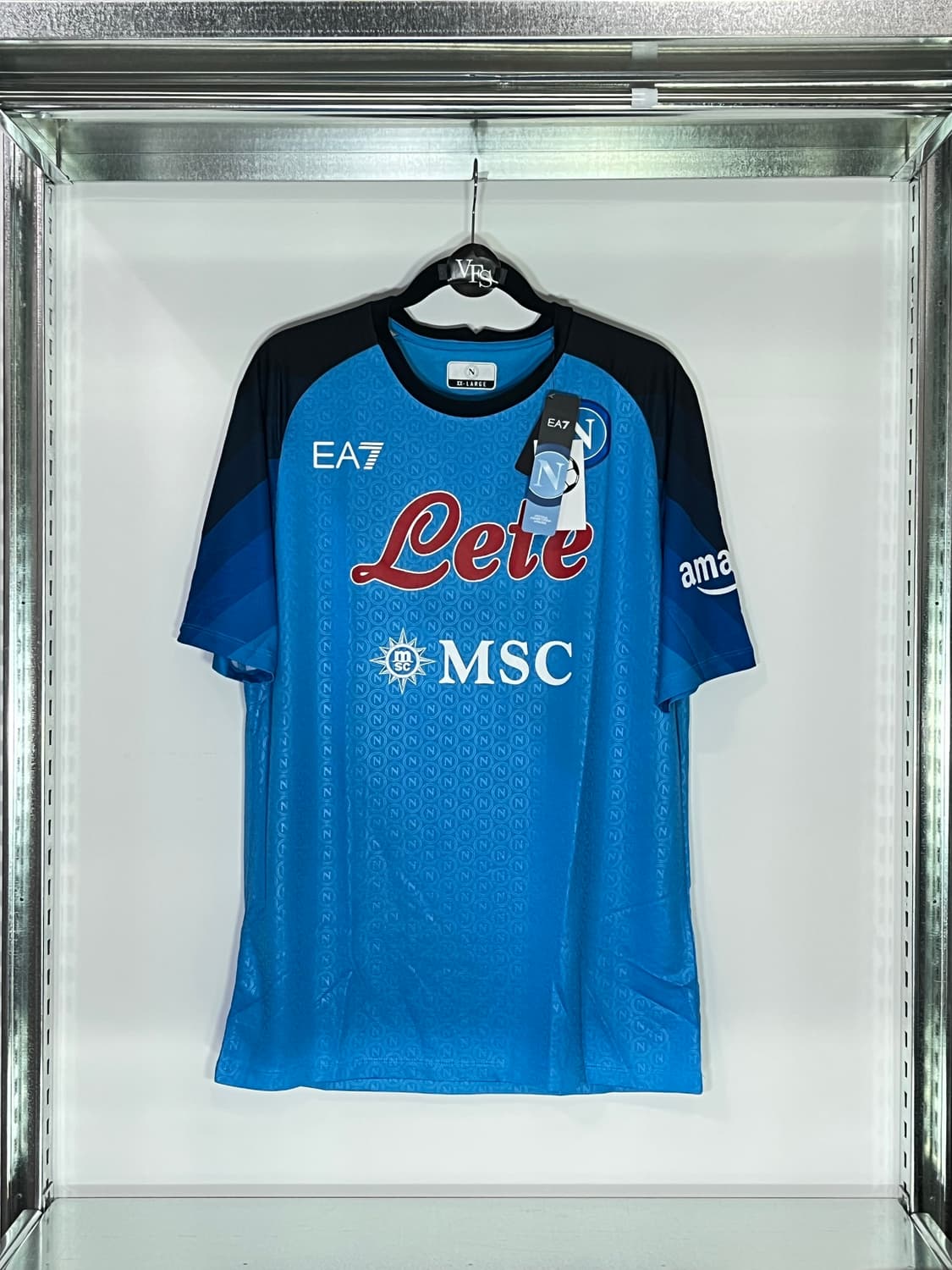 EA7 22-23 SSC 나폴리 홈 어센틱 흐비차 크바라트스켈리아 (새제 상품이미지1