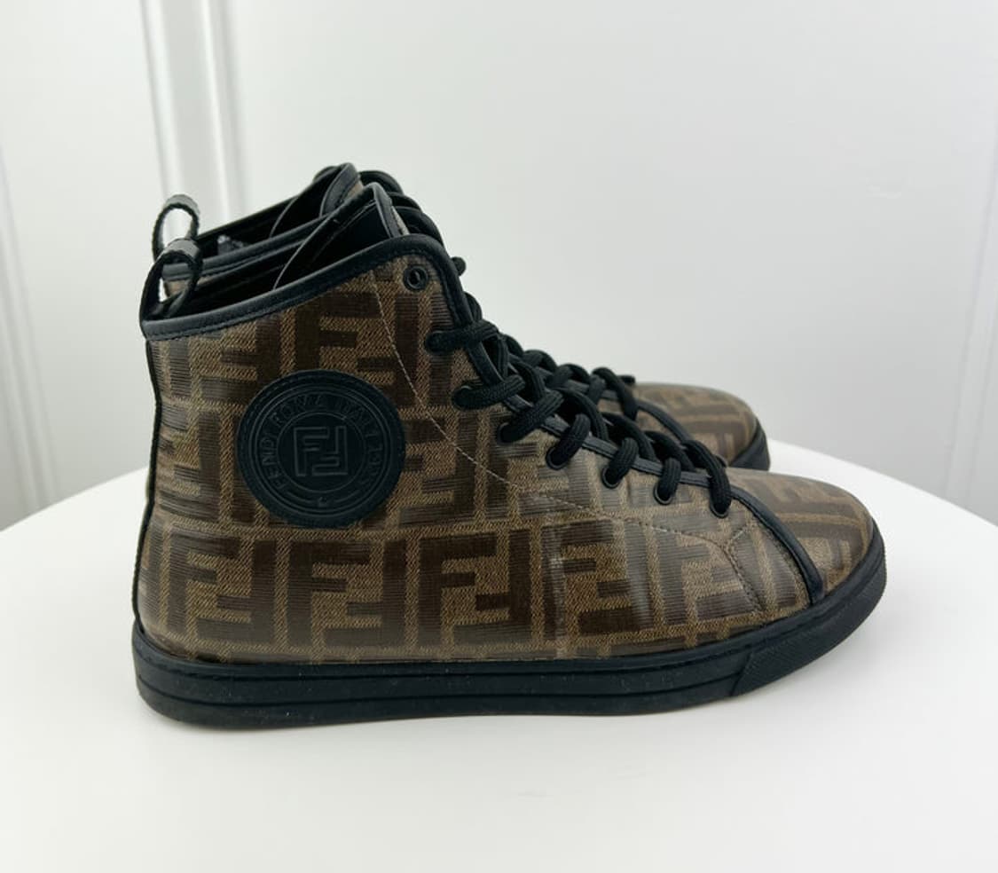 FENDI 펜디 FF 로고 하이탑 스니커즈 230 상품이미지4
