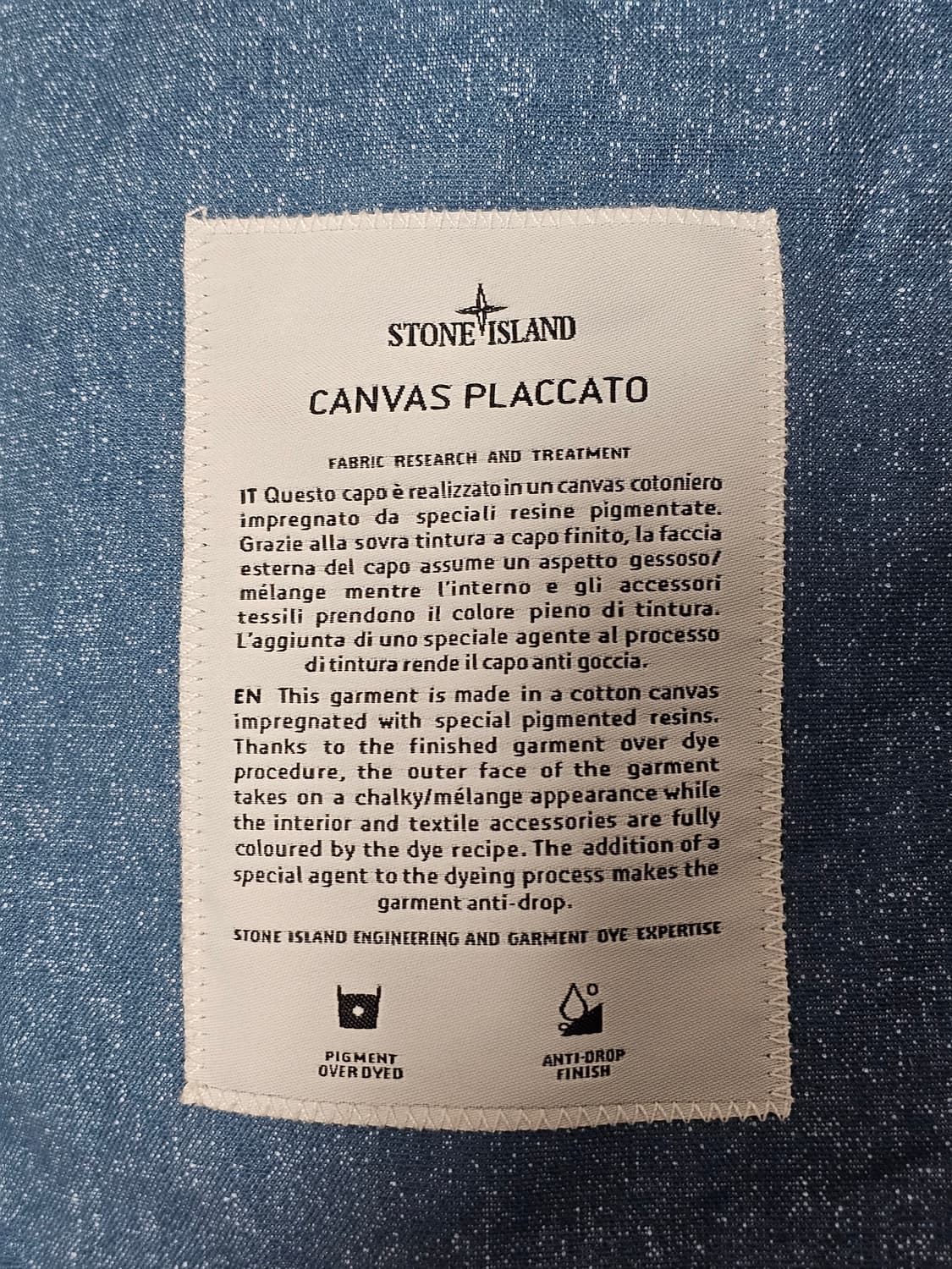 스톤아일랜드 캔버스 플라카토 자켓 상품이미지8