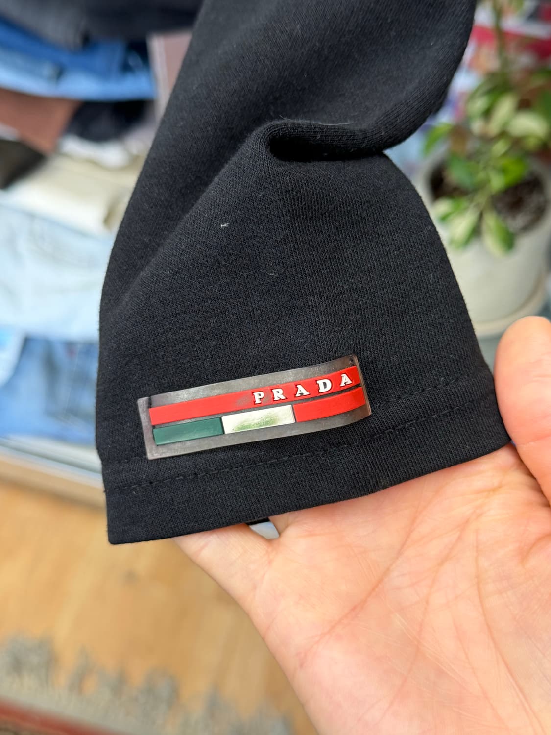 PRADA Sport 레드 로고 롱슬리브  상품이미지5