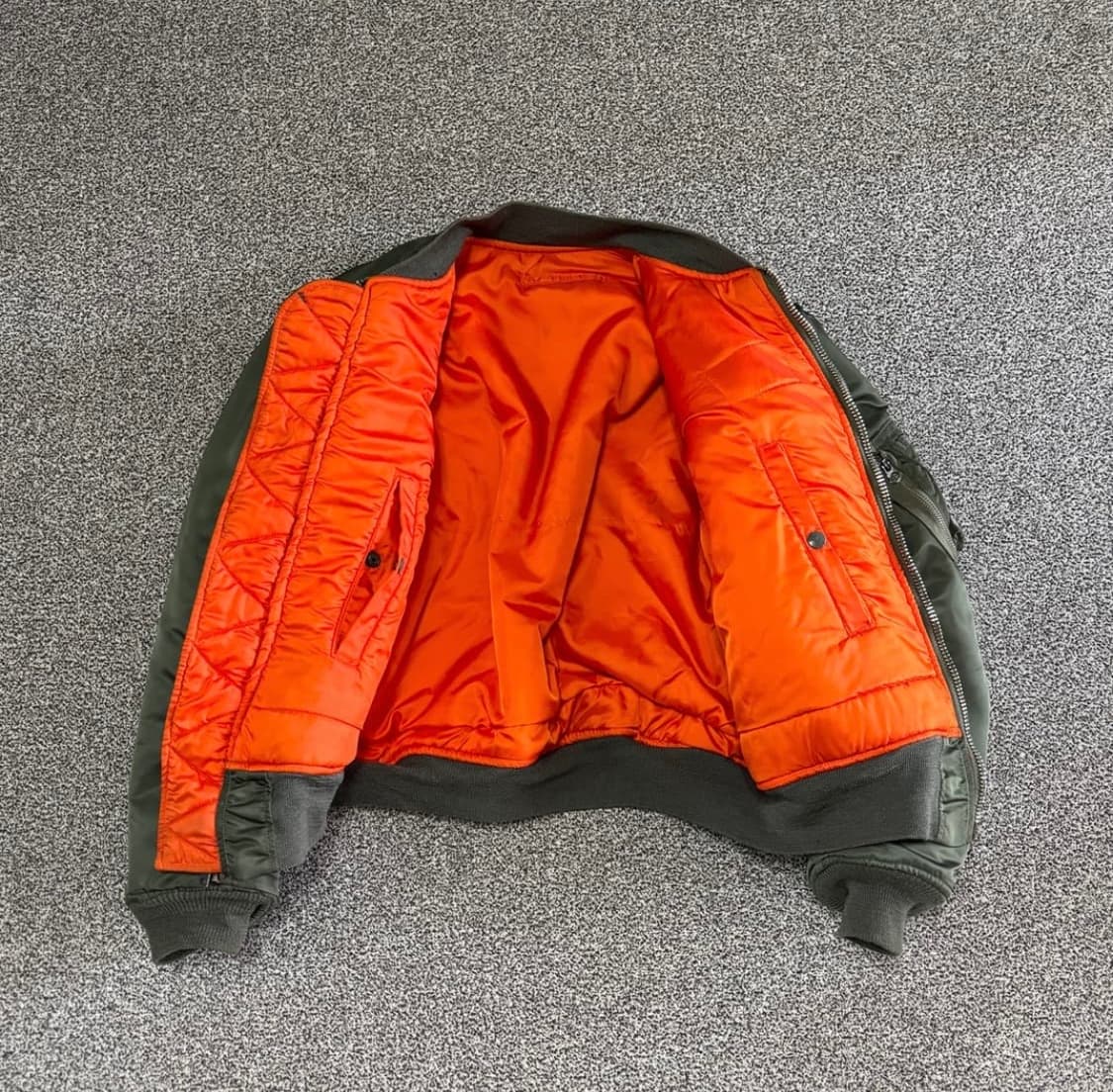 70년대 오리지널 빈티지 ma-1 E타입 XL 상품이미지3