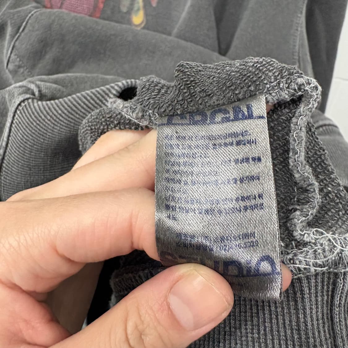 꼼파뇨 던크라이 테디 피그먼트 후드티 상품이미지4