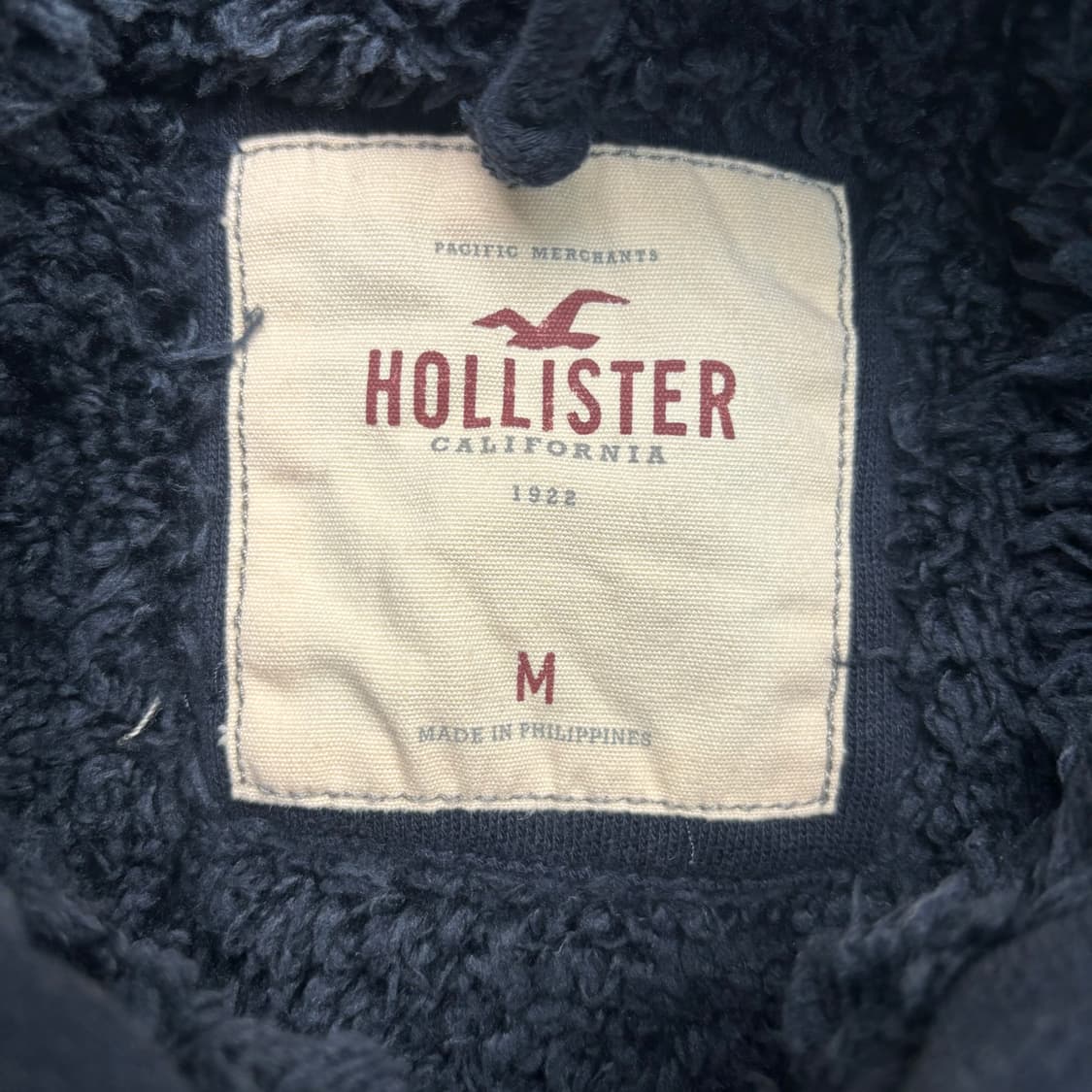 홀리스터 y2k 빈티지 네이비 울프죠 후드집업 M 상품이미지7