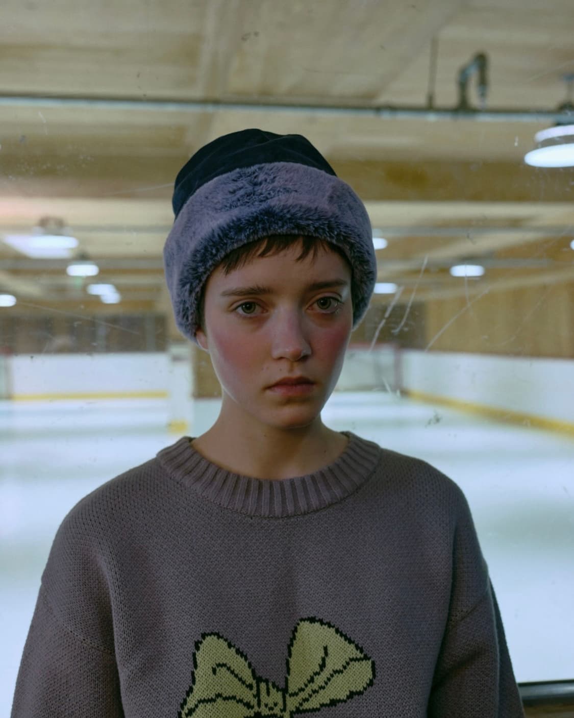 투톤 시어링 버킷 햇 Navy 상품이미지4