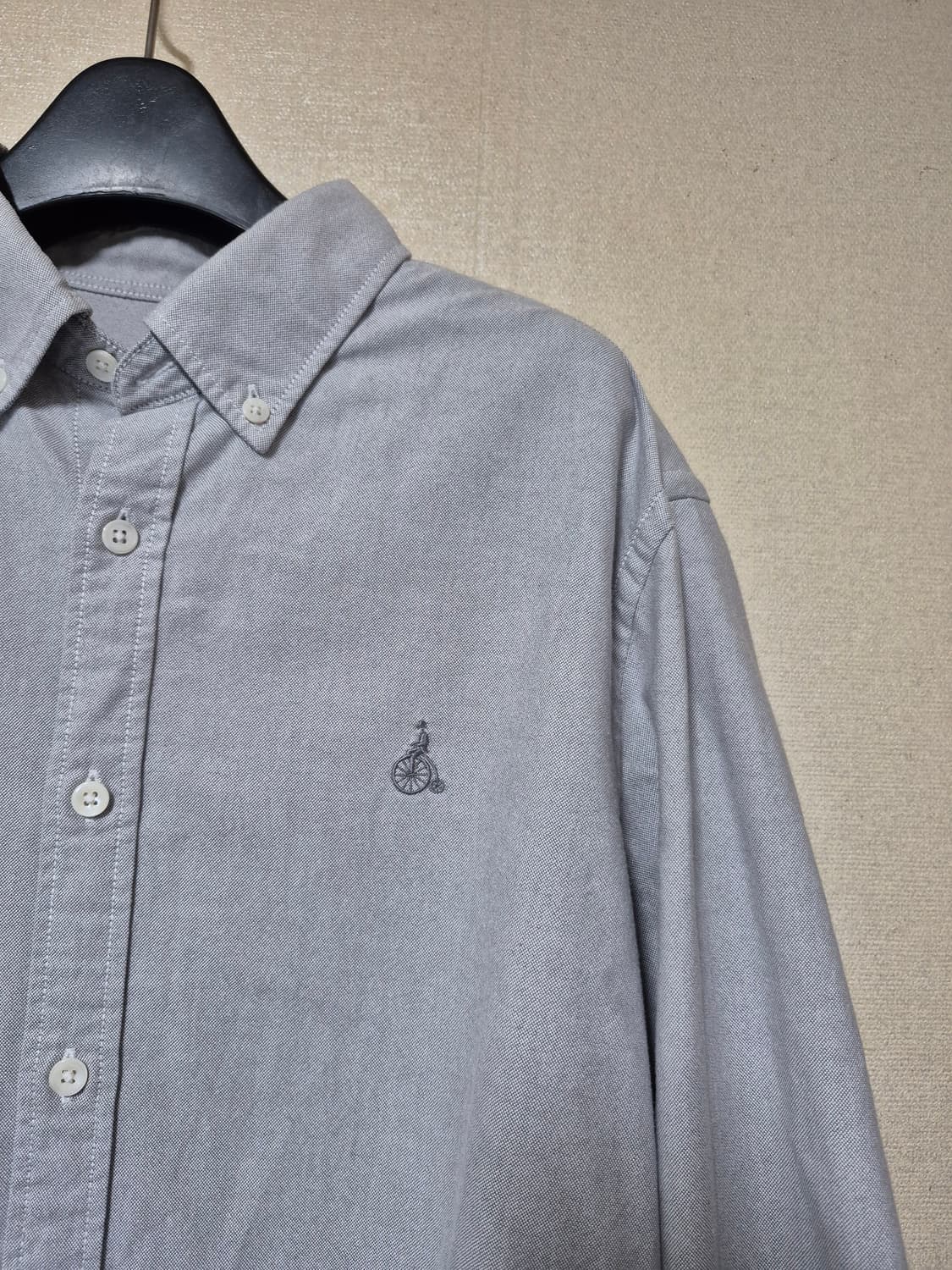 빈폴 그레이 솔리드 옥스포드 셔츠 상품이미지3