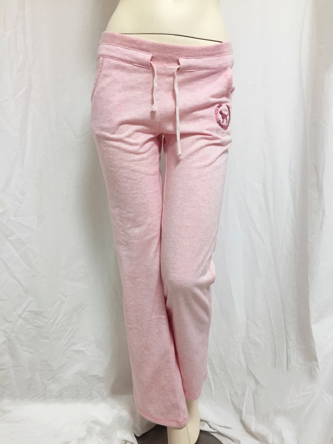 Pink Mélange Stitch Detail  Long  Pants 상품이미지2