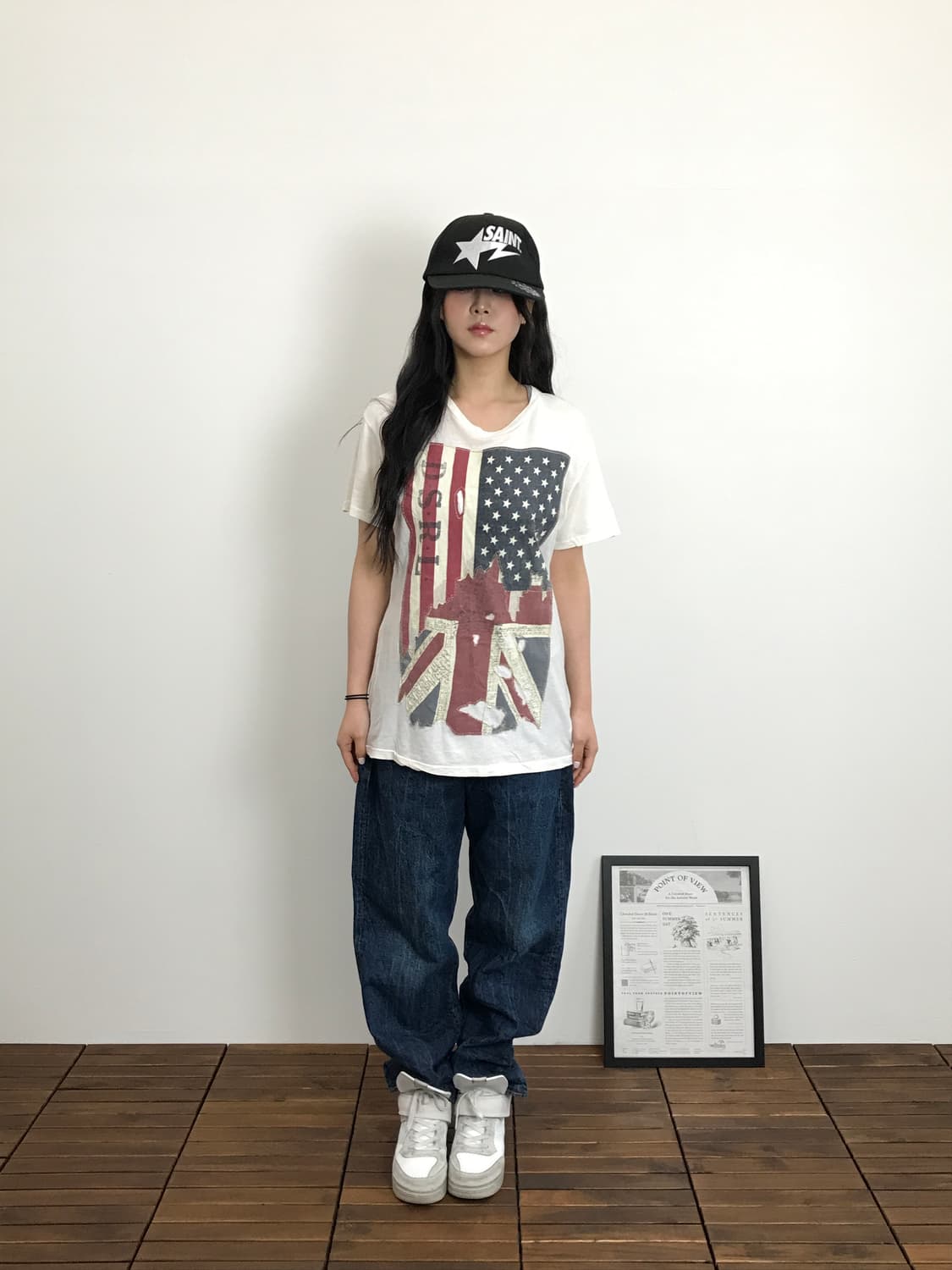 Denim & Supply RL Flag Graphic T-Shirt 상품이미지1