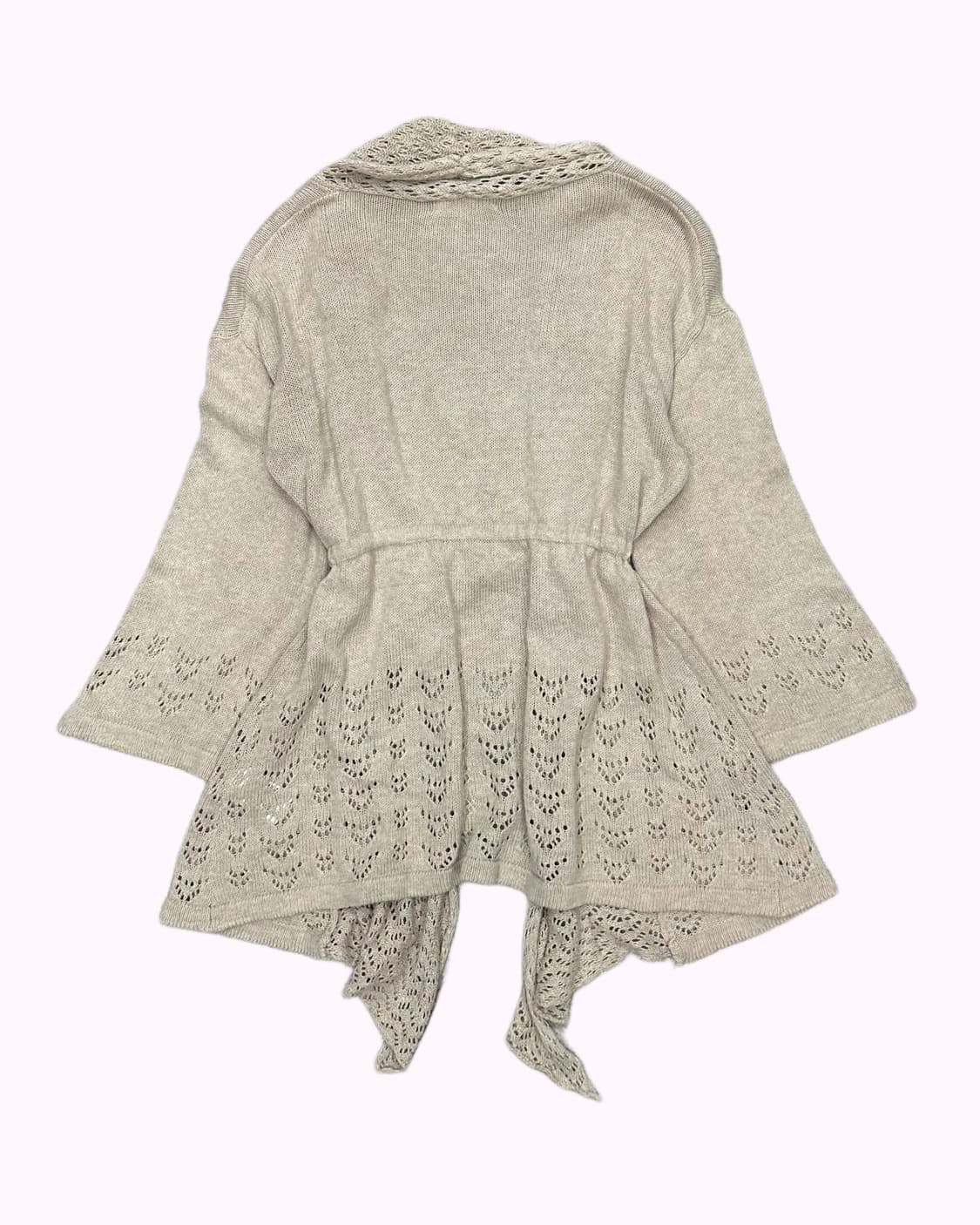 oatmeal crochet mori cardigan 상품이미지4