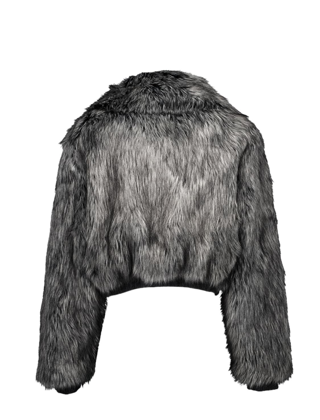 셋업이엑스이 FUR SHORT JACKET / CHARCOAL 상품이미지9