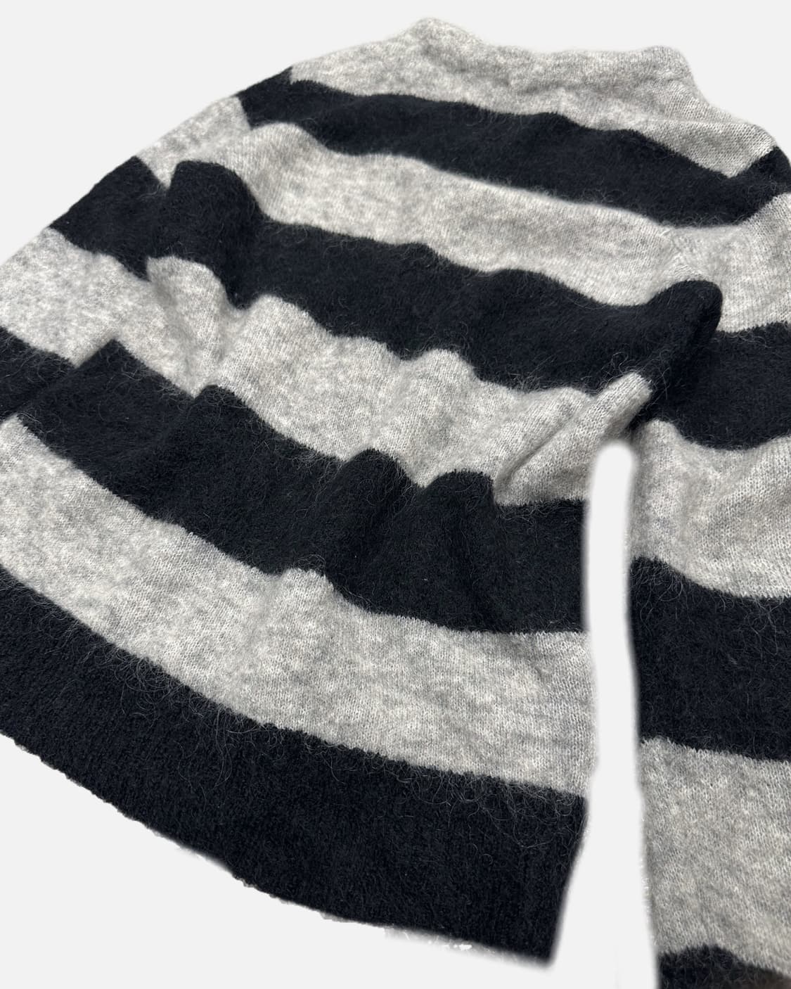 mohair wool stripe hairy knit 상품이미지2