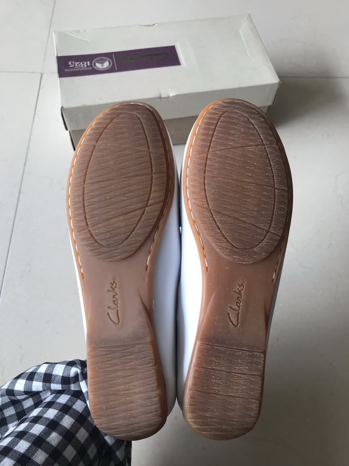 clarks 화이트 로퍼 상품이미지5