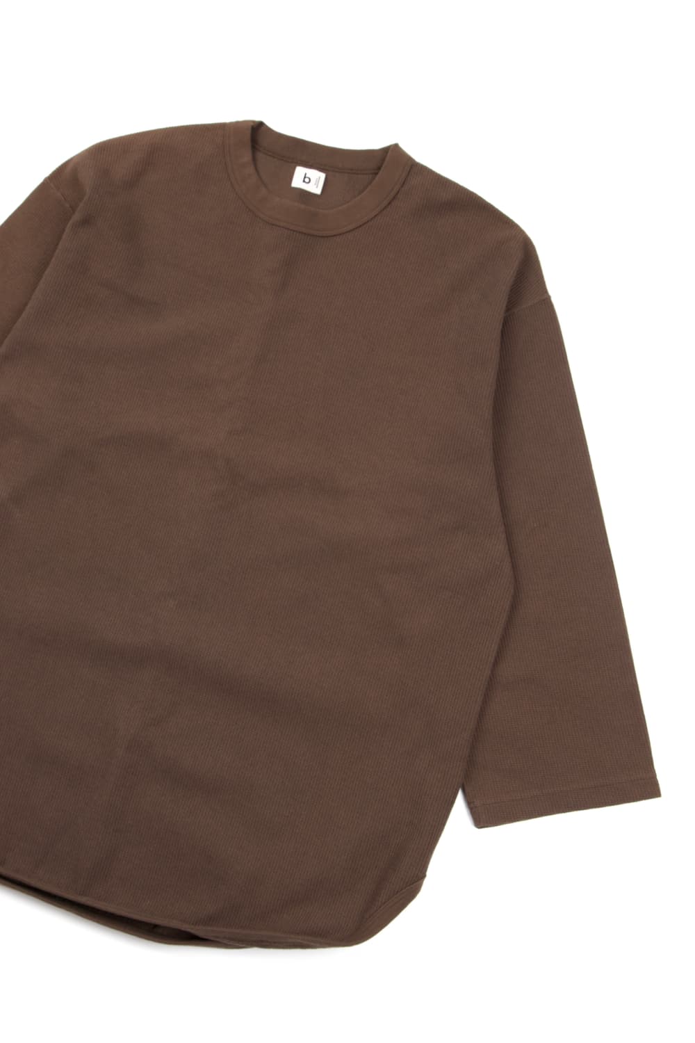 Blurhms rootstock 와플 베이스볼 티셔츠 브라운 상품이미지3