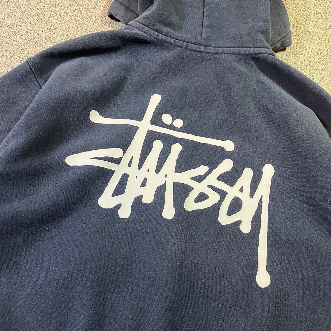 STÜSSY 스투시 빅로고 후드집업 상품이미지3