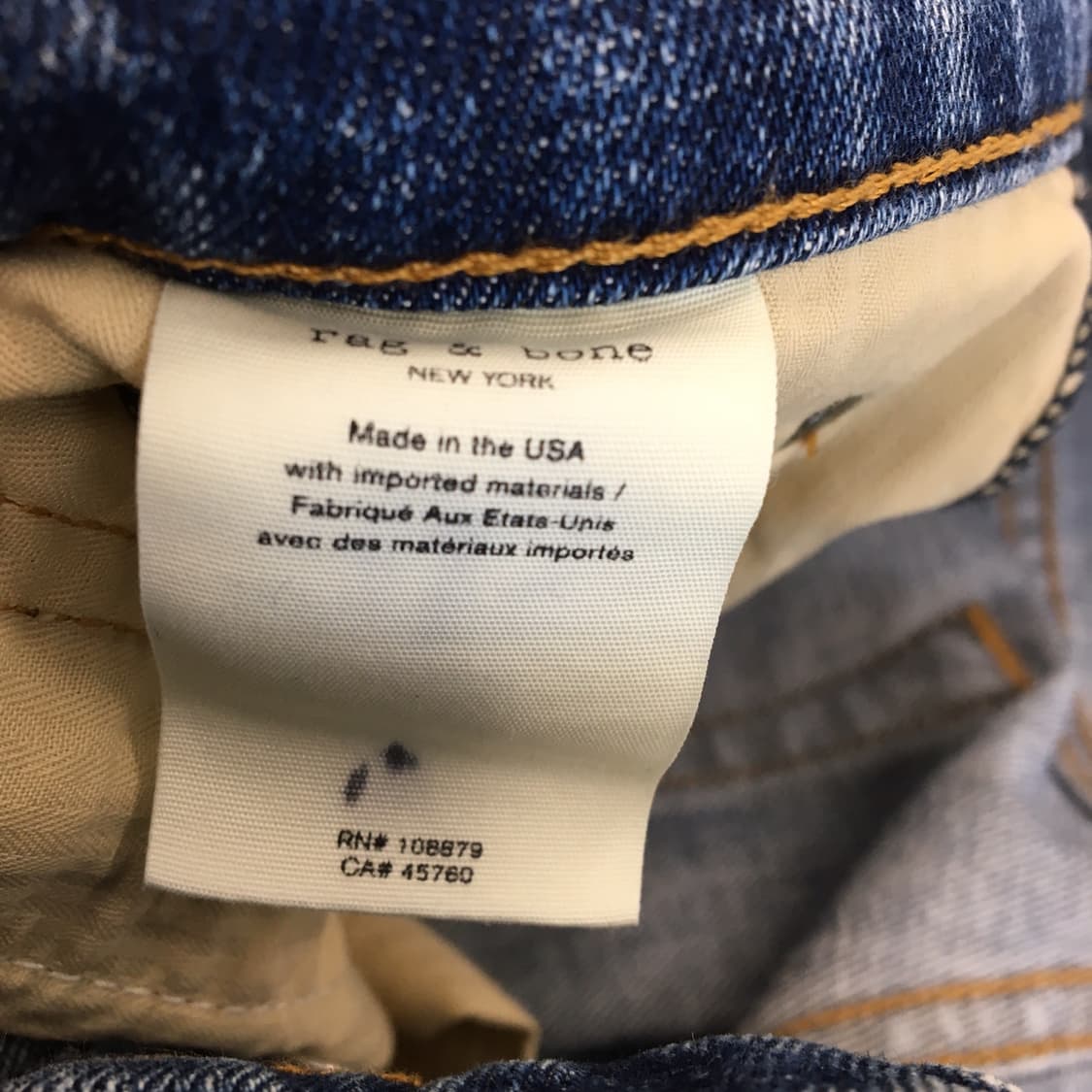 rag&bone 랙앤본 FIT3 클래식 데님진 32 인치  상품이미지7