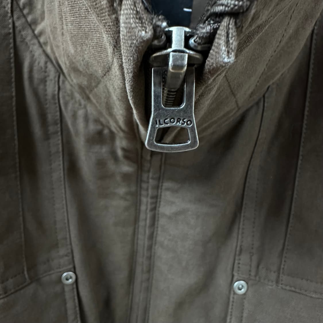 ILCORSO 일꼬르소 크롭 파일럿 자켓 브라운 L사이즈 J32 상품이미지7