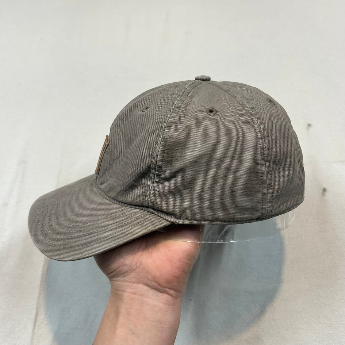 칼하트 워크웨어 볼캡 모자 차콜 그레이 상품이미지3