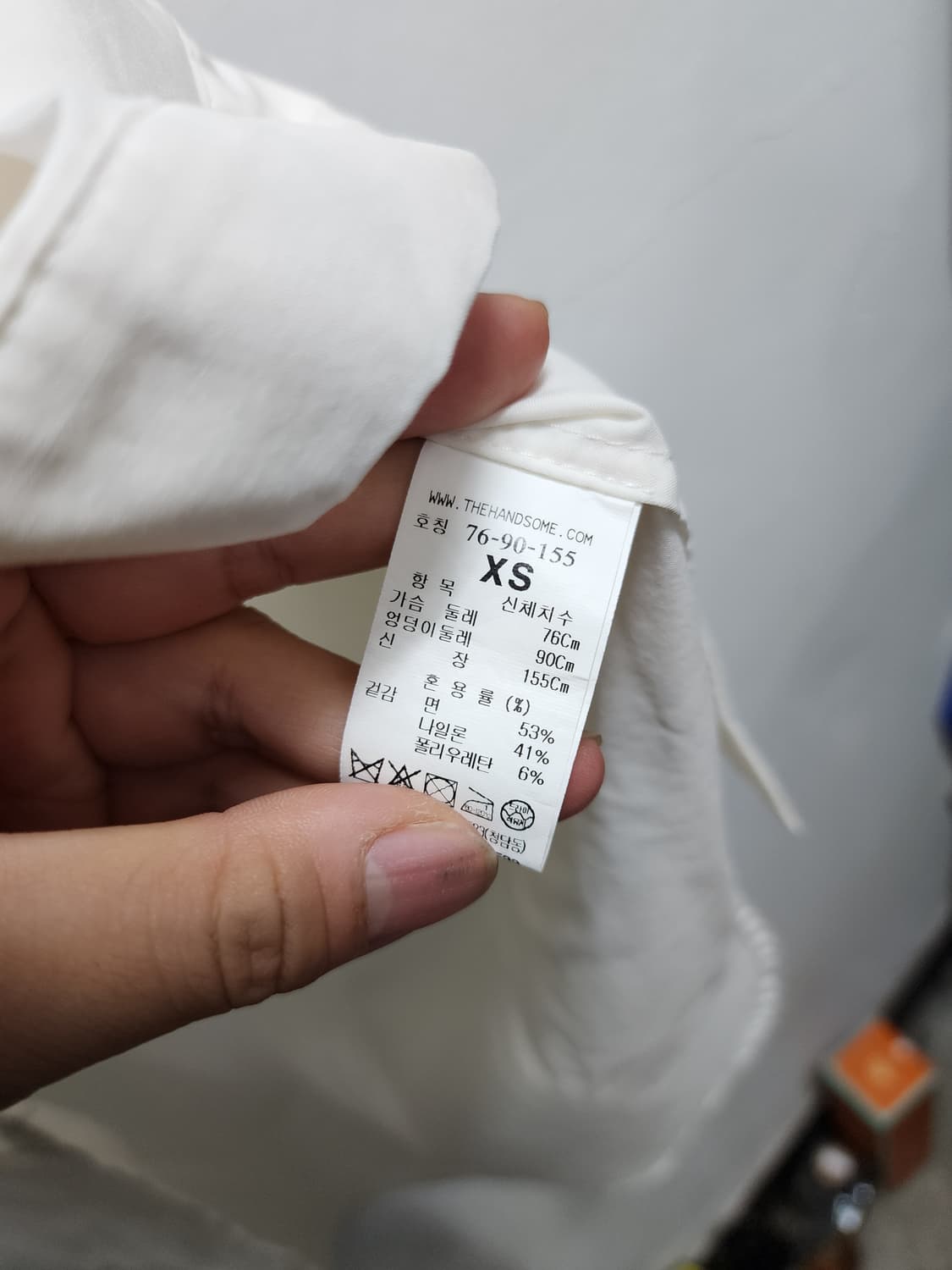 톰그레이하운드 오버핏 화이트 셔츠 상품이미지6