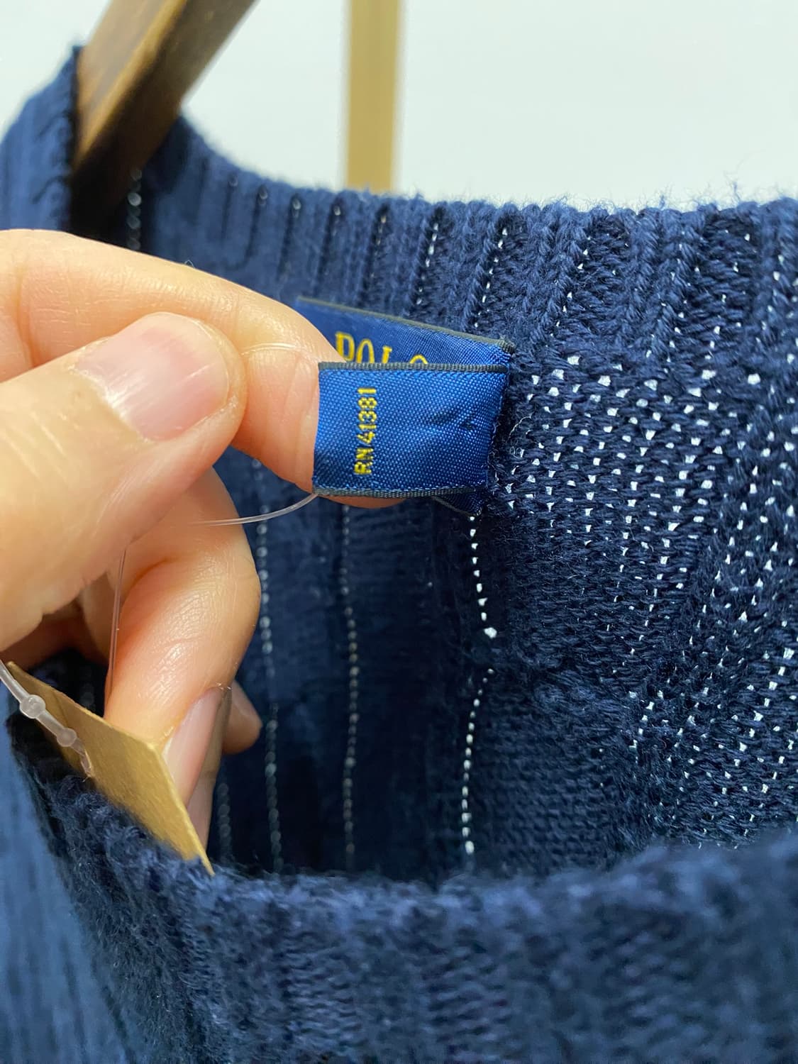 폴로 랄프로렌 케이블니트 네이비 상품이미지10