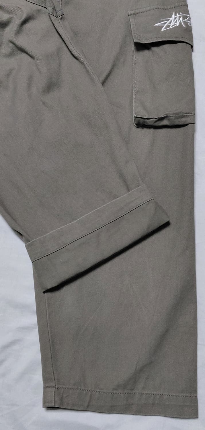 [XL] 스투시 스탁 로고 이지 카고 팬츠 차콜 상품이미지5