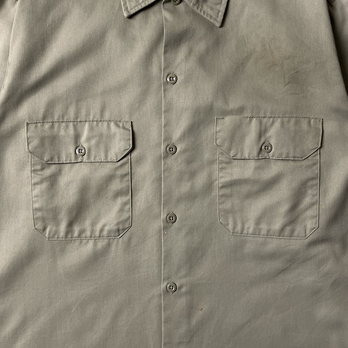 DICKIES 디키즈 빈티지 베이지 플랩포켓 워크 셔츠 A00798 상품이미지3