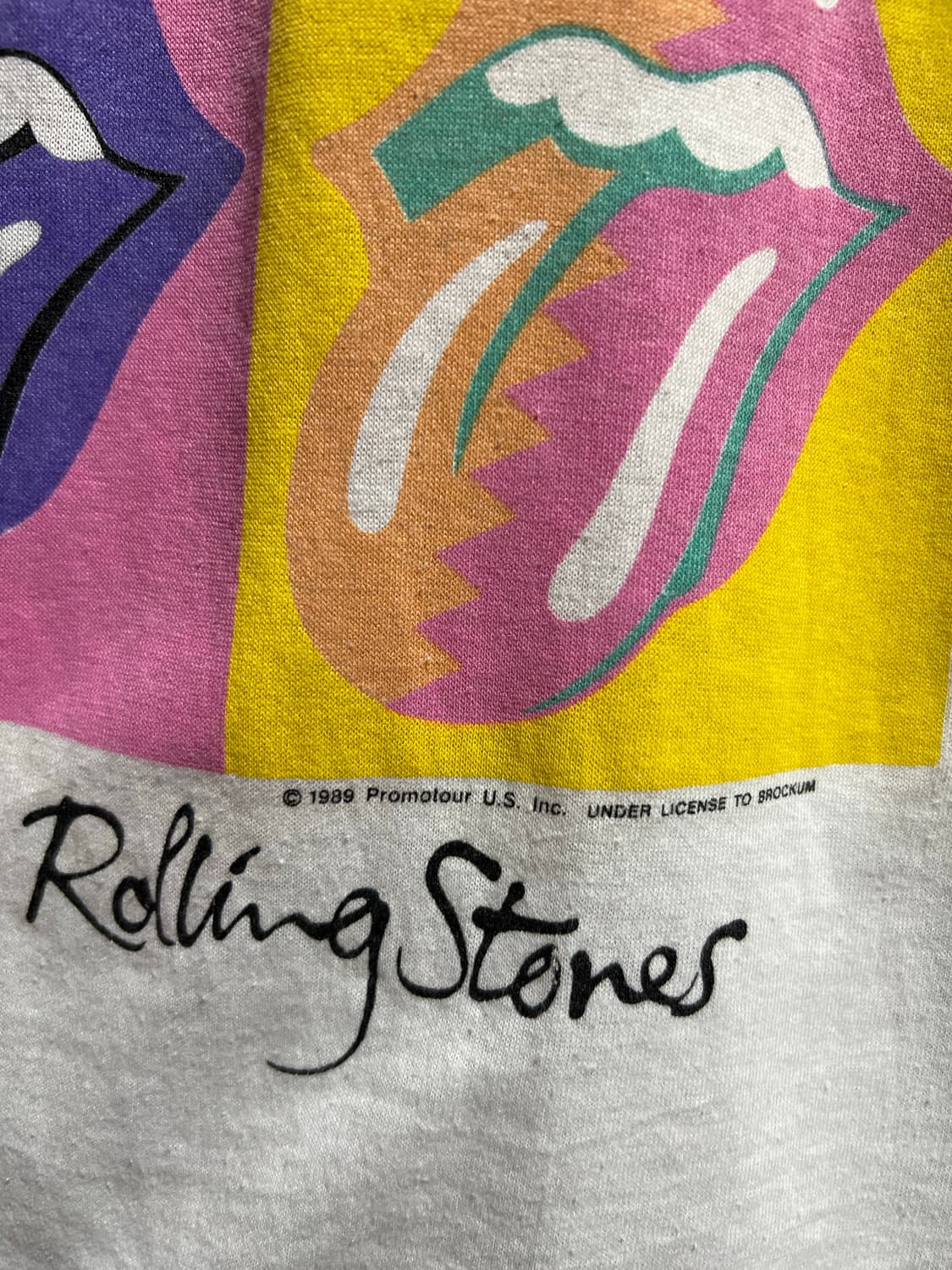 80s 빈티지 롤링스톤즈 밴드티 상품이미지3