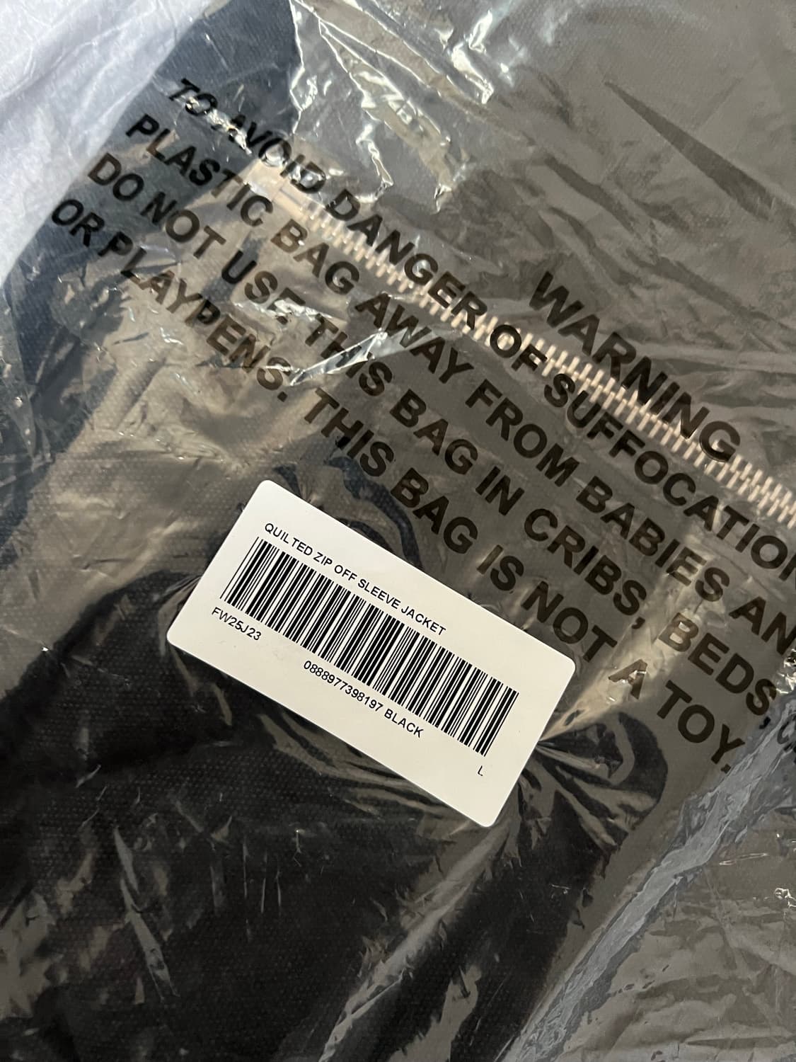 (L) 정가47 슈프림 퀼티드 봄버 블랙 새상품 25FW  상품이미지6