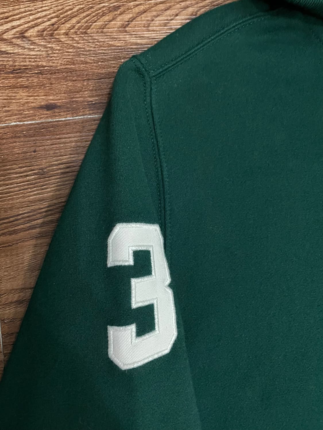 폴로 랄프로렌 그린 체크 빅포니 후드집업 상품이미지5