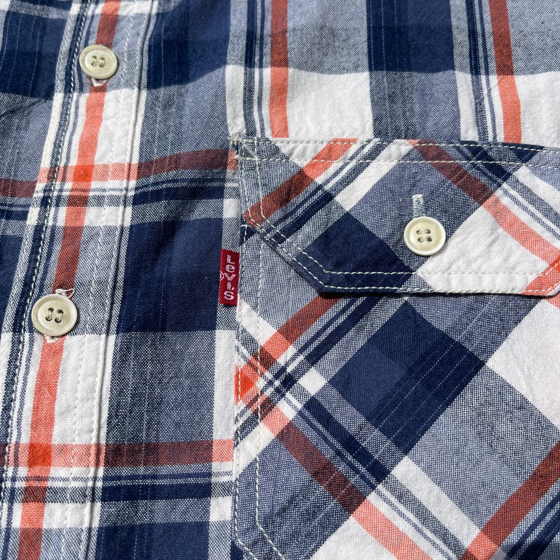 리바이스 레드텝 체크셔츠 일본판 (실측확인) 상품이미지3