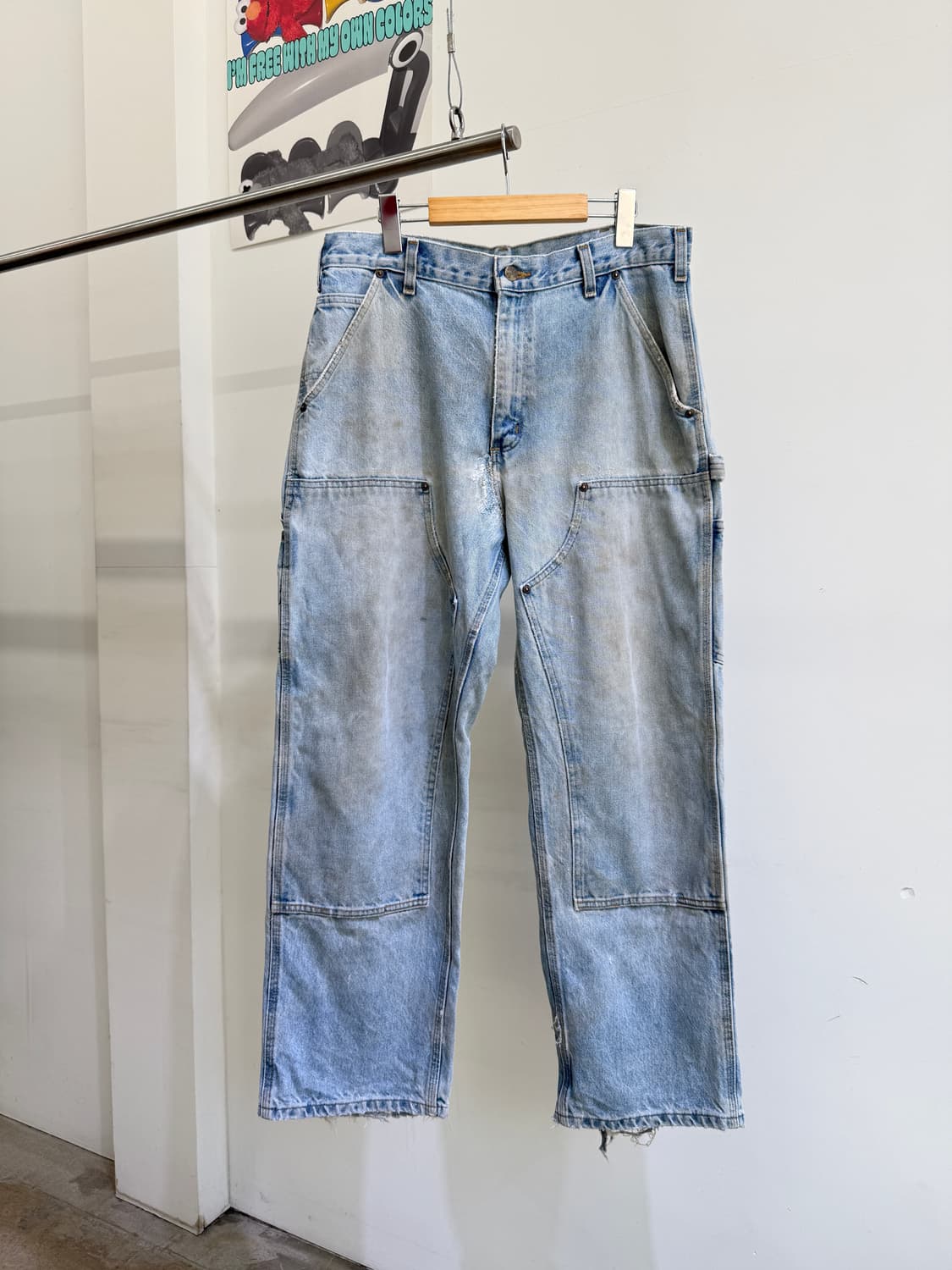 CARHARTT 칼하트 더블니 데님 팬츠 상품이미지1