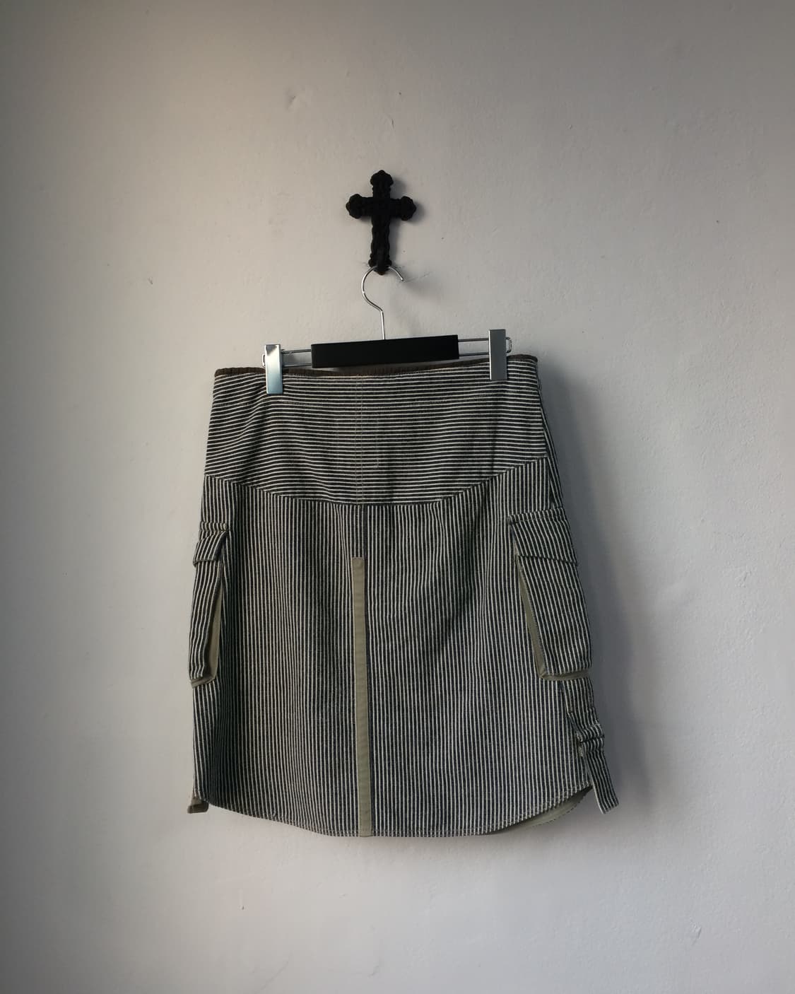 Stripe pattern cago midi skirt 상품이미지2