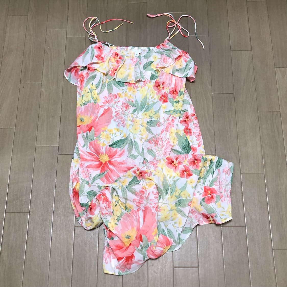 h&m 에이치앤엠 프릴 트리밍 스트랩 드레스 (새상품) 상품이미지1