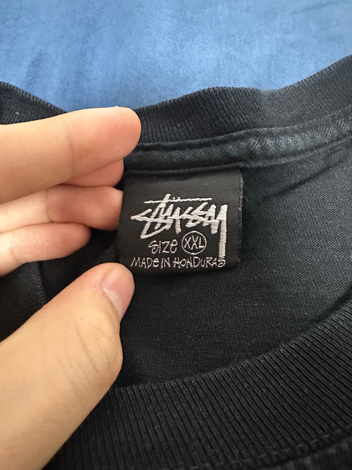 (XXL)스투시 피그먼트 반팔 블랙 상품이미지3