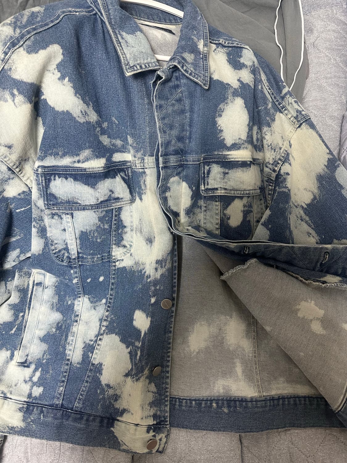 선데이오프클럽 블리치드 데님 자켓 상품이미지6